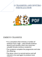 Embryo Transfer, Invitro Fertilisation