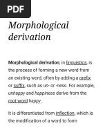 Morphological Derivation - Wikipedia