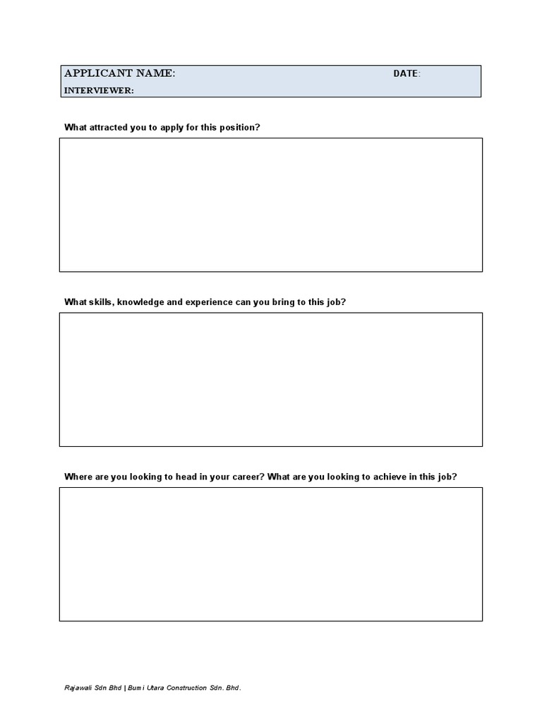 Telephone Screening Form PDF