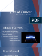 Types of Current: A Presentation by Benedict Pontawe