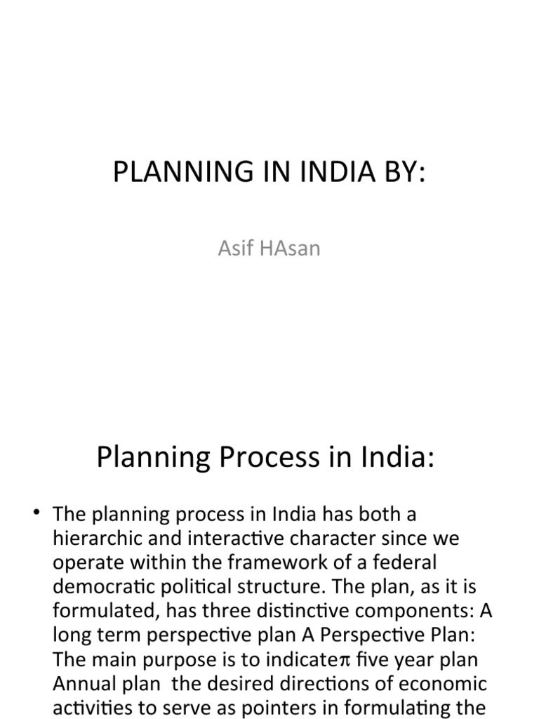 Economic Planning Process in India | PDF | Economic Growth | Poverty
