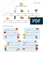 Essen Und Trinken Arbeitsblatter Bildworterbucher Grammatikubungen - 126576