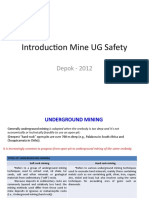 Introduction UG Mine Safety
