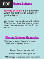 Rhyme Scheme