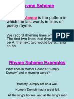 Rhyme Scheme Guide