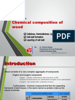 Chemical Composition of Wood: Cellulose, Hemicellulose, Lignin, Etc Cell Wall Formation Layering of Cell Wall