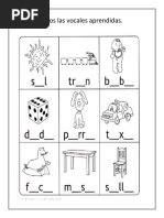 Dictado de palabras con M para primer grado | PDF