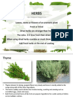 Types of Herbs