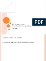 Plantilla de Planificación Grupo C Aula 180 - 2CH - PTX PDF