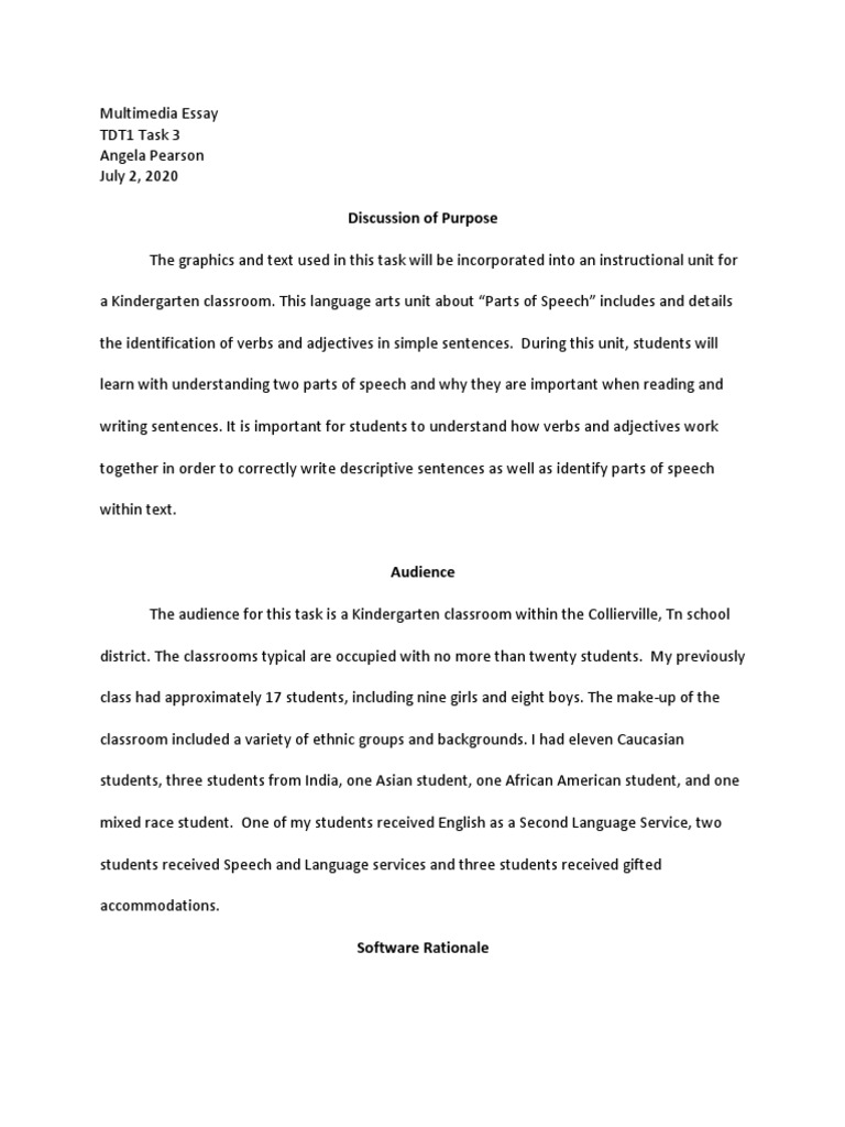 Discussion Of Purpose Part Of Speech Button Computing