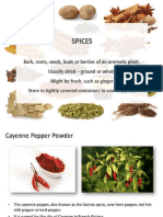 Types of Spices
