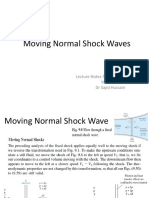 Lecture Notes For Students-Moving Normal Shock Waves