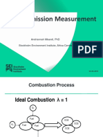 Vehicle Emission Measurement: Andriannah Mbandi, PHD Stockholm Environment Institute, Africa Centre