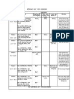 KẾ HOẠCH HỌC TẬP TƯ TƯỞNG HCM