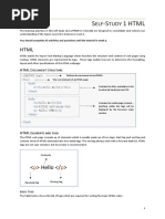 HTML & Css Syllabus PDF | PDF | Html | Html Element