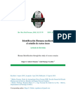 Identificación Humana Mediante El Estudio de Restos Óseos