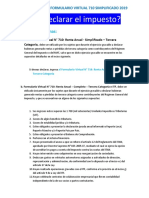 Manual FV PDT Formulario Renta Virtual 710 SIMPLIFICADO 2019