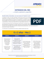 s10 Inicial 2 Contenidos Del Mes Movimiento Exploracion y Juego Libre