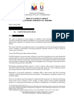 Philippines privacy commission guidelines on computer monitoring