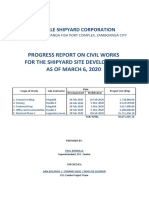 FSCZ Site Development Progress Report - 030620