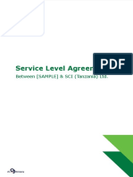 Sample SLA Agreement PDF