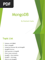 Mongodb: by Shashank Gupta