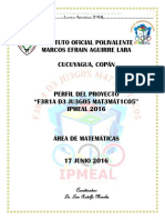 Feria de Matematicas Ipmeal