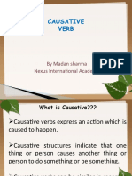 Causative Verb: by Madan Sharma Nexus International Academy