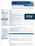 Tema 5 - Respuesta en Frecuencia de Los Amplificadores - Circuitos Electrónicos Analógicos