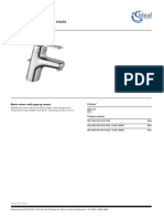 Code Article: B9787 Optiset Basin Mixer With Pop-Up Waste