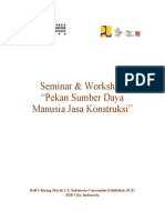 Susunan Acara Seminar & Workshop Pekan SDM 2019 21 Maret 2019 - Kamis R1