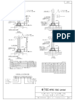 Anchor for Cold Insulated Pipe Trunnion Type on Foundation