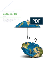 GCSE Geography Specification
