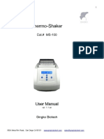 Thermo-Shaker: User Manual