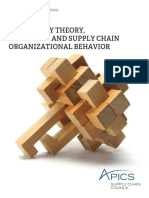 Complexity Theory Sentiment and Supply Chain Organizational Behavior Research Report