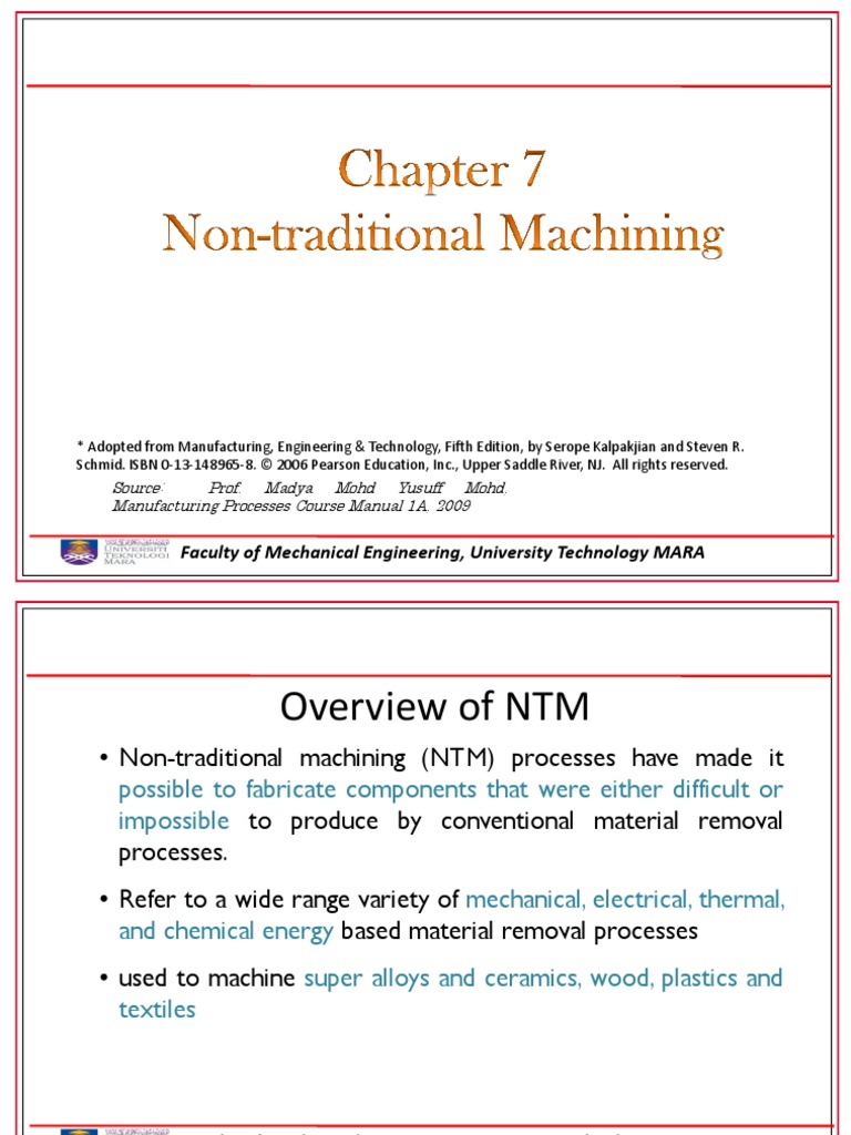 Chapter 7 | PDF | Machining | Metalworking