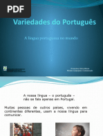 variedades do português