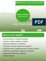 IC3 Lecția 02 Fişiere Şi Foldere Cu Ex PDF