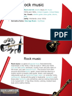 Rock music genres