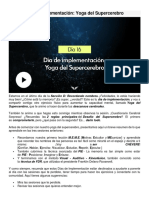 Dia 16 - Día de Implementación Yoga Del Supercerebro