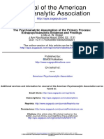 Psychoanalytic Assumption of The Primary Process PDF