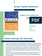 Power Sharing: A Peace Structure: Case in Sri Lanka and Belgium