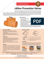 Backflow Prevention Valves: Unique Features