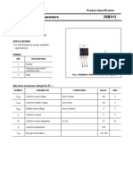 Silicon PNP Power Transistors: Savantic Semiconductor Product Specification