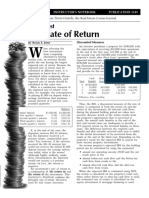 Expected Rate of Return PDF