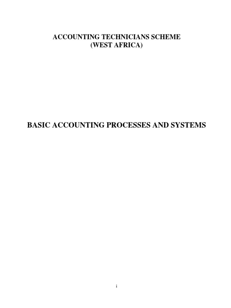 Basic Accounting Process PDF | PDF | Accounting | Audit