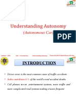 Understanding Autonomy: (Autonomous Car)