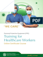 Training For Healthcare Workers: "We Care"