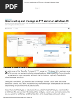 How To Set Up and Manage An FTP Server On Windows 10 - Windows Central