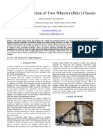 Pgcon PPR - Design Optimization of Two Wheeler (Bike) Chassis